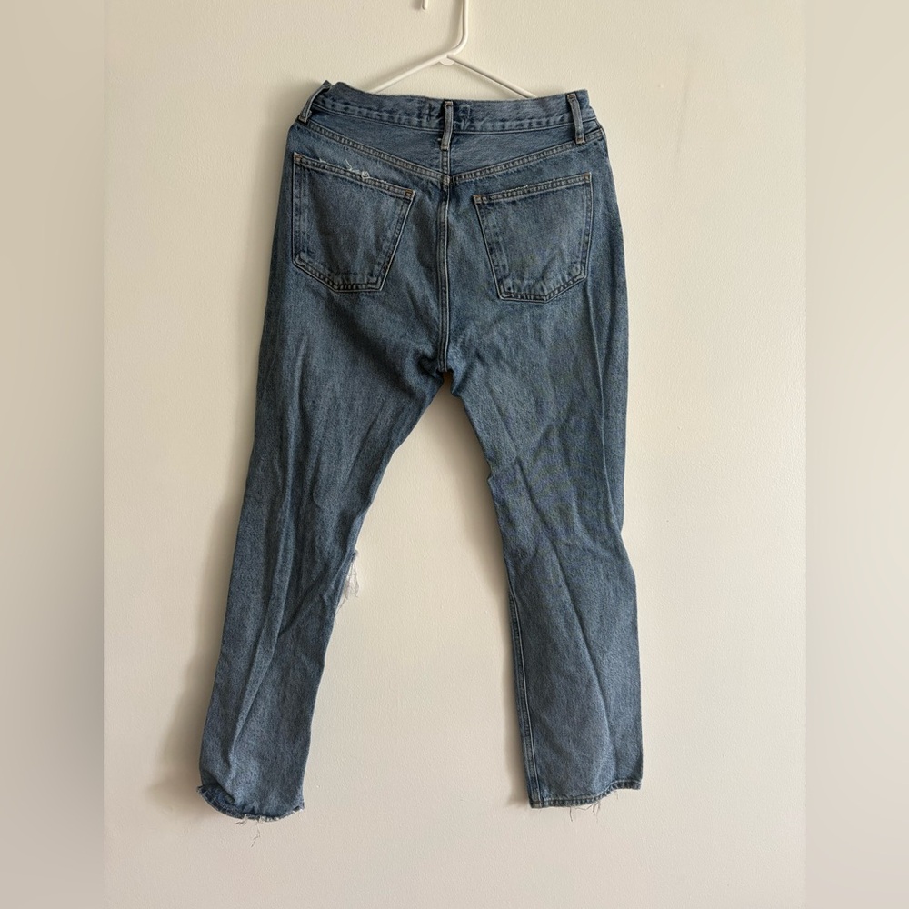 Agolde Classic High-Waist Blue Women’s Jeans